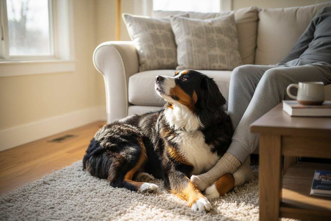 Why Does My Dog Sit on My Feet? (What This Adorable Behavior Really Means)