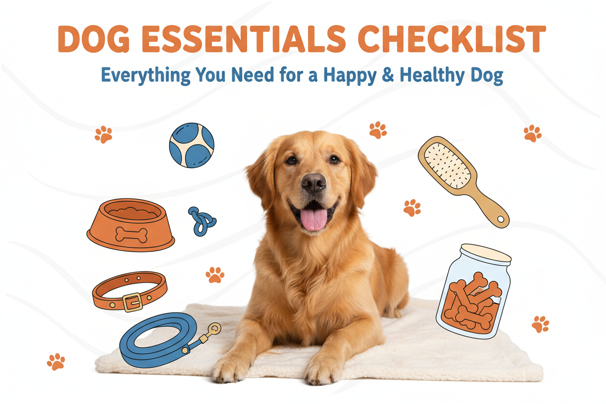Dog Essentials Checklist (Everything You Need for a Happy & Healthy Dog)