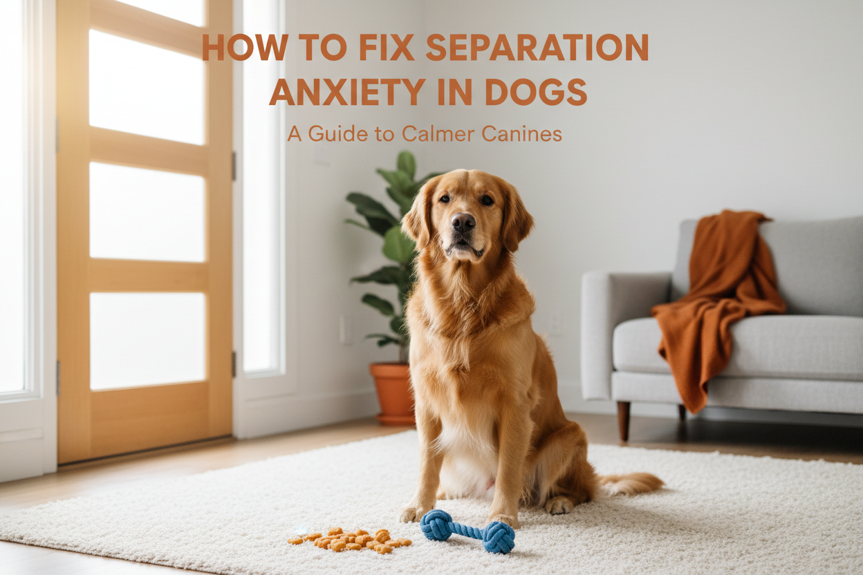 How to Fix Separation Anxiety in Dogs (Step-by-Step Guide That Works)