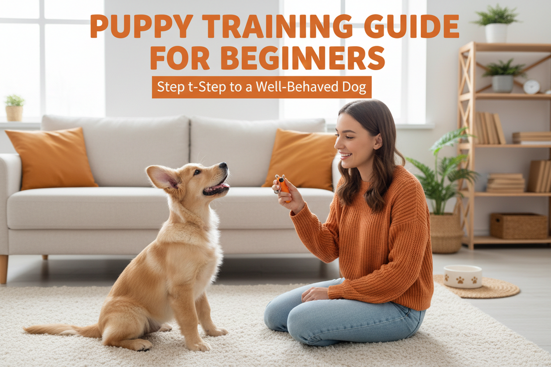 Puppy Training Guide for Beginners (Step-by-Step to a Well-Behaved Dog)