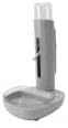 Pet Water Dispenser with a Food Bowl, Height Water Dispenser 480ml Bottle Automatic Standing Drinking Machine for Cat Dog