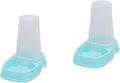 FRCOLOR 2pcs Automatic Pet Feeder Dispenser for Dogs and Cats Removable Washable Food Bowl Sky for Busy Convenient Dry Food Storage