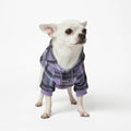 Spark Paws Dog Hoodie – Premium Dog Sweater for Small, Medium, and Large Dogs | Warm Outfits for French Bulldogs, Pitbull, Puppy, Winter Jacket Alternative - Purple Plaid - S