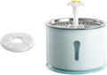 jkahh 2.4L Pet Cat Dispenser Drinking Water Fountain Activated Carbon Filters LED Automatic Feeder Container USB Interface