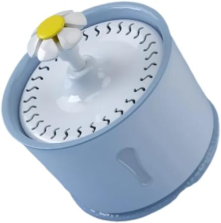 jkahh 2.4L Pet Cat Dispenser Drinking Water Fountain Activated Carbon Filters LED Automatic Feeder Container USB Interface