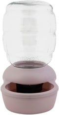 Petmate Violet Replendish Gravity Automatic Pet Waterer Water Dispenser Station for Cats and Dogs 0.5 Gallon