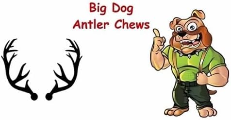 One Pound Pack of Sun-Aged Deer and Elk Antler Dog Bone Chews - Natural Healthy Long-Lasting Treat