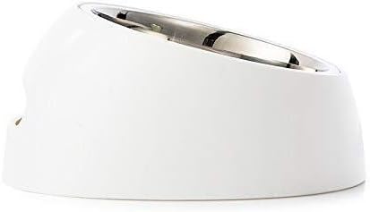 feeders New Automatic Feeder Stainless Steel Pet Dog Bowl Puppy Cat Food Drink Water Tilt Feeder with Base Pet Supplies