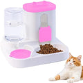 Automatic Pet Feeder & Water Dispenser Set for Dogs & Cats - Large Capacity, Black - Ideal for Pet Owners, Easy to Use, Keeps Food & Water Fresh