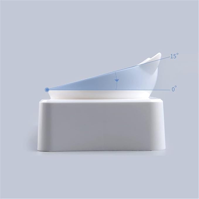 Pet Cats Bowl Automatic Feeder Dog Food Bowl Puppy Water Dispenser Double Dog Bowl Raised Stand Dish Bowls for Cats Dogs (Size : Large) (Small)