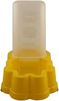 Gravity Feeder Automatic Pet Dog Cat Water Bottle Food Dispenser Bowl 3 L Large (Yellow)