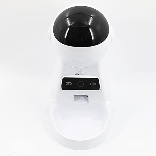 Dogs and Cats Feeder, Smart Automatic Pet Feeder Food Bowl Tank 6L Auto Pet Dry Food Dispenser 1~39 Portions Meal for Small and Large Pets (Black)