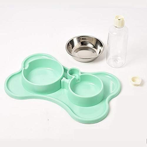 feeders Automatic Feeder Dog Bowl Automatic Drinking Bottle Double Bowl Cat Puppy Food Bowl Pet Feeder Healthy Cat Dog