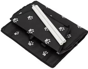 JOONOR Dog Car Seat Pet Dog Booster Seat for Small Dogs Medium Dogs Cats, Dog Car Carrier with Safety Leash and Zipper Storage Pocket(Black)