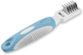 Pet Mat Remover – Professional Dematting Comb for Dogs and Cats – Stainless Steel Rounded Teeth for Gentle Knot & Tangle Removal – Dog Dematting Tools & Dog Grooming Supplies