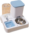 Automatic Pet Feeder for Cats & Small Dogs - 1.7LBS Dry Food & 800ML Water Dispenser with Stainless Steel Bowl, Programmable Portion Size, Suitable for Puppies/Kittens & Small/Medium Dogs,Blue