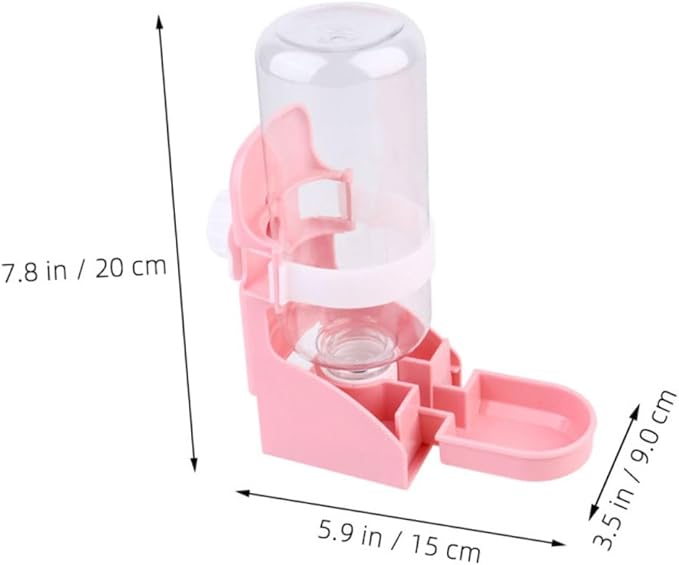 BESPORTBLE Automatic Pet Waterer 500ml Animal Water Dispenser for Dogs Cats Birds Easy Install
