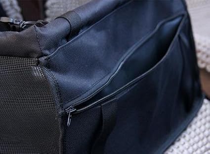 Black Pet Booster Car Seat Breathable Car Seat for Cat Mesh Booster Pet Car Seat Pet Sofa Bed for Small/Medium Dog and Cat Waterproof Material Pet Safety Car Seat Pet Booster Car Seat