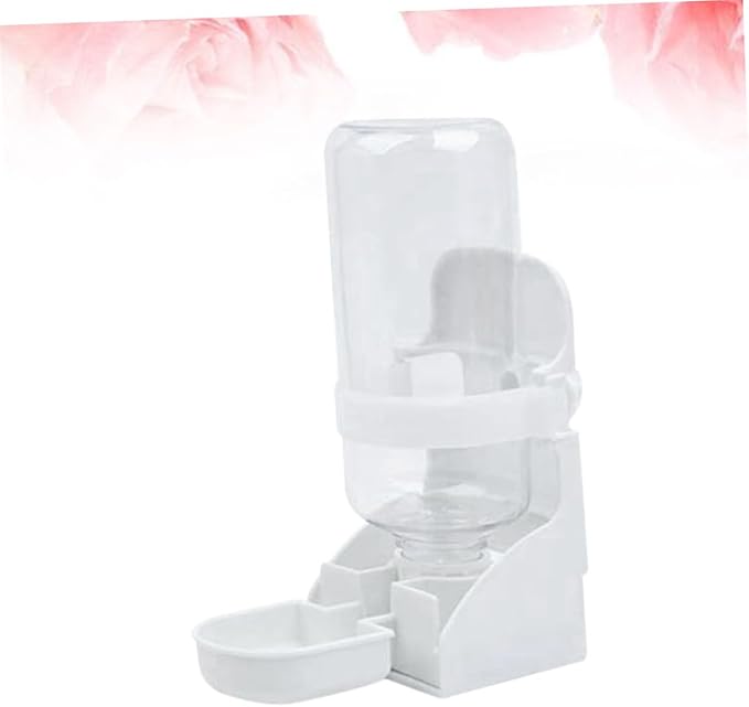 Happyyami Innovative Pet Feeder Water Supply Dog Cat Pigeon Feeder Tip Design Safe Material White Home Shop