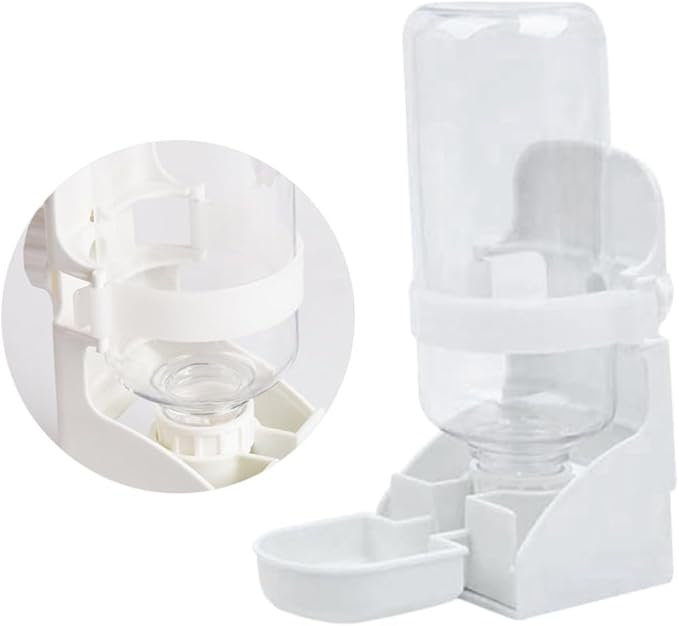 Sosoport Dog Automatic Water Dispenser Pet Feeder Cat Water Feeder Dog Drinking Tool White