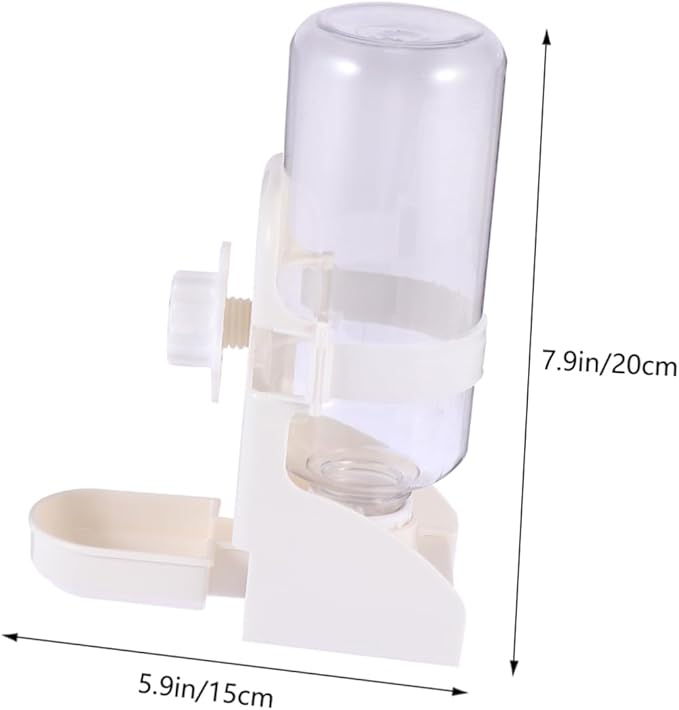 VANZACK Automatic Drinking Kettle for Pet White Water Dispenser Gravity Feeder for Cat Dog