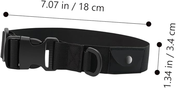 Generic 2Pcs Adjustable Dog Protective Collar with Buckle Comfortable Pet Positioning Collar for Dogs Anti-Lost Safety Gear for Outdoor Use