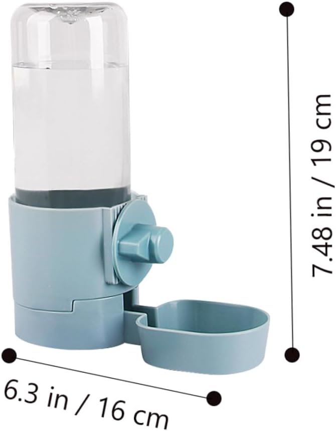 Hanging Pet Water Feeder Automatic Water Dispenser for Dogs and Cats Capacity Bottle Easy to Inspect for Cage Use Material