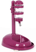 Pet Water Dispenser, Pet Feeder and Waterer Self Dispensing Automatic Feeder - Food and Water Dispenser Set Dog Cat Pet Food Bowl,Perfect for Cats or Dogs(Red)