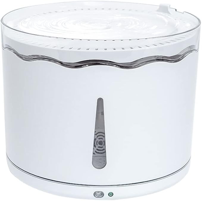 Liusj JUnst Pet cat Water Dispenser Universal Petal Waterer for Cats and Dogs Automatic Circulation Silent Waterer,for Small and Medium Sized Pets