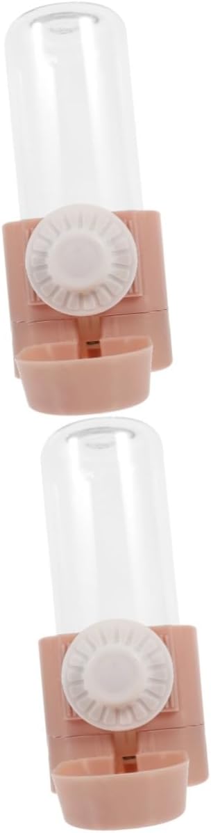 2pcs Automatic Dog Cat Water Dispenser Hanging Bottle Pet Supply Easy Cleaning for Puppies Cats
