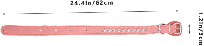 Totority Stylish Dog Collar Vintage Soft Puppy Neck Decor Comfortable Skin-Friendly Neck Ornament for Dogs Chic Retro Design to Make Pets Stand