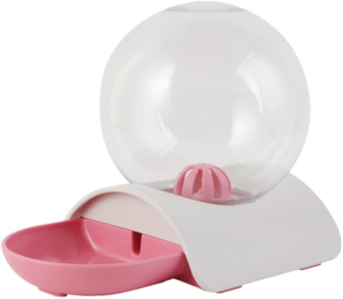 Sosoport Pet Automatic Water Dispenser Cat and Dog Water Feeder Smooth Surface Pink Designed for Easy Drinking for Home and Pet Hydration