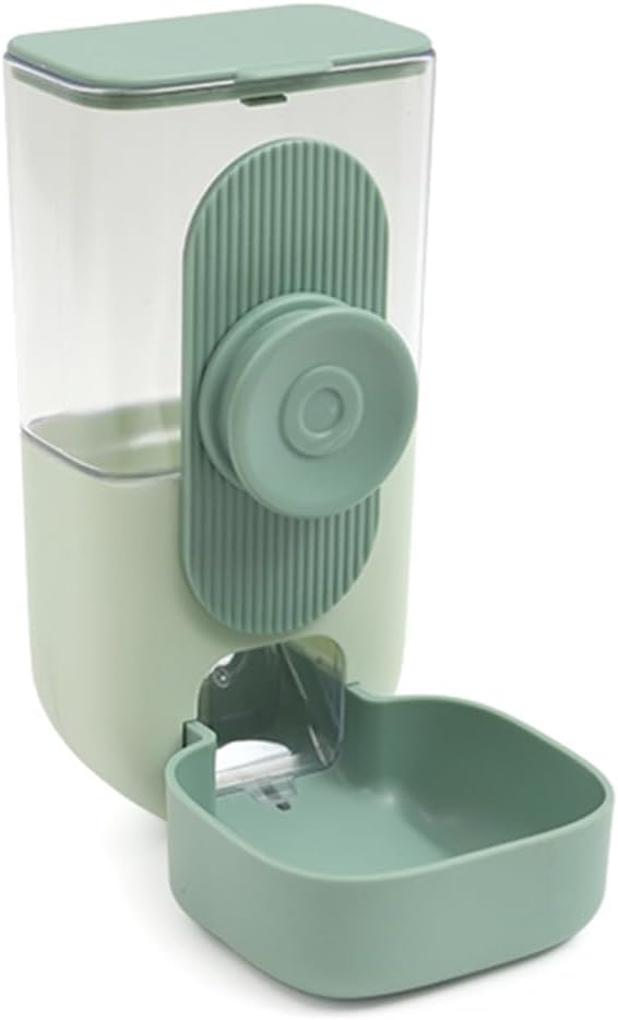 Automatic Waterer 29oz Food Feeder 27oz Water Dispenser Auto Feeders Feeding for Small & Large Cats Dogs