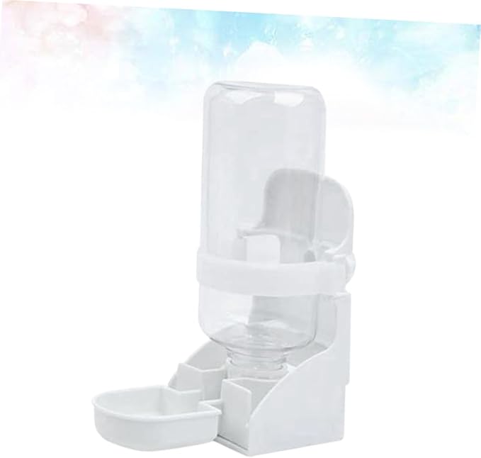 Pet Automatic Water Feeder for Dogs and Cats Gravity Drinking Tool Easy to Use Smooth Surface for Home Pet Shops White Color