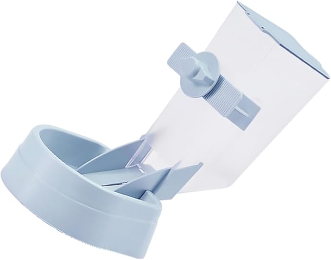 2l Hanging Automatic Dog Feeder with Bowl for Cage and Crate, Blue, Suitable for Puppies and Dogs, Pet Food Dispenser for Indoor Feeding Supplies