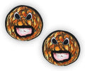 TUFFY® - World's Tuffest Soft Dog Toy - Alien - Multiple Layers. Made Durable, Strong & Tough. Interactive Play (Tug, Toss & Fetch). Machine Washable & Floats. (Ball Fire, Large 2 Pack)