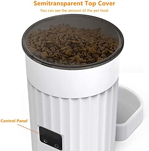 3L Automatic Pet Timing Quantitative Smart Dog and Cat Dual Power Adjustable Food Bowl