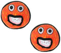 TUFFY® - World's Tuffest Soft Dog Toy - Alien - Multiple Layers. Made Durable, Strong & Tough. Interactive Play (Tug, Toss & Fetch). Machine Washable & Floats. (Ball Red, Large 2 Pack)
