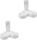 Angoily 2pcs Corner Shape Pet Feeder Automatic Water Dispenser Bottle Dual Bowls for Cats Dogs Practical Non- Design Detachable Nozzle Plastic Pet Supplies
