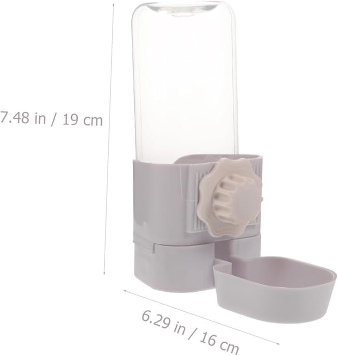 Sosoport Hanging Pet Water Dispenser for Cats and Animals Easy to Install and Durable Automatic Water Bottle Compact Design for Pet Cages