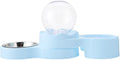 Happyyami Automatic Cat Bowl Dispenser Food Bowls Large Capacity Water Bottle Pet Water Feeder