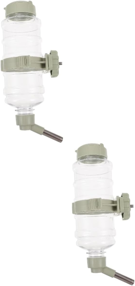 Milisten 2pcs Automatic Pet Water Dispenser Capacity Wall-Mounted Cats and Animals Easy Installation Leak Water Feeder