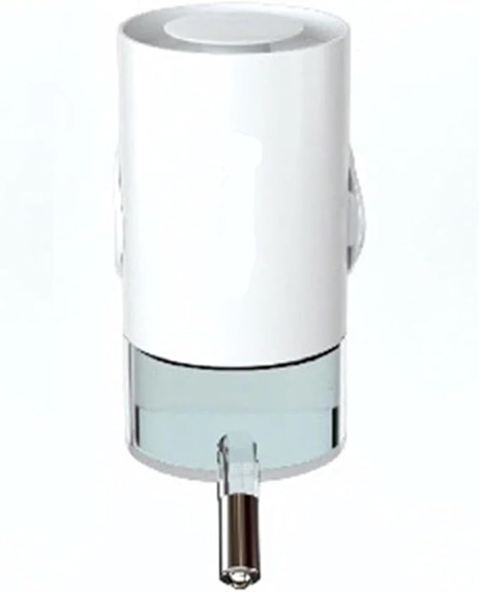 Dog Cat Automatic Dispenser Hanging Pet Drinker Fountain Head Ball Mouth Feeder Small Pets Drinking Bottle Dispenser(White)