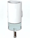 Dog Cat Automatic Dispenser Hanging Pet Drinker Fountain Head Ball Mouth Feeder Small Pets Drinking Bottle Dispenser(White)
