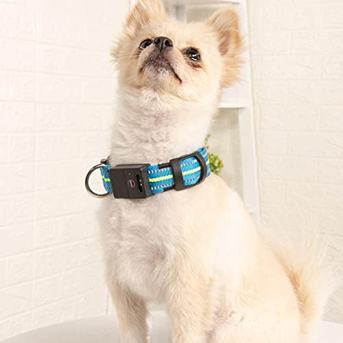Rechargeable Dog Collar Light with Reflective Strips - Waterproof, Adjustable LED Light for Night Walking - Bright Safety Light for Dogs