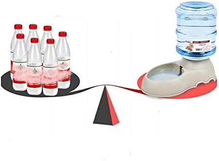 Pet Automatic Feeder Food Water Dispenser Feeder Waterer Food Storage Bowl Drinking Bottle Dish for Puppy Cats Dogs