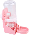 GANAZONO Leakproof Automatic Pet Drinking Feeder Water Dispenser for Hamsters Pigs Squirrels and Birds Easy Install Cage-Mounted Bottle for Home and Outdoor Use