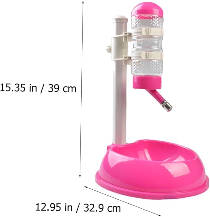 Dog Food Dispenser Automatic Pet Waterer Non-Slip Base Pet Water Dispenser Dog Bowl