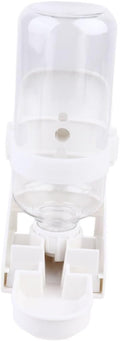 GANAZONO Automatic Pet Water Dispenser for Dogs Cats and Animals Leakproof Cage-Mounted Drinking Feeder Easy Installation for Home and Outdoors White