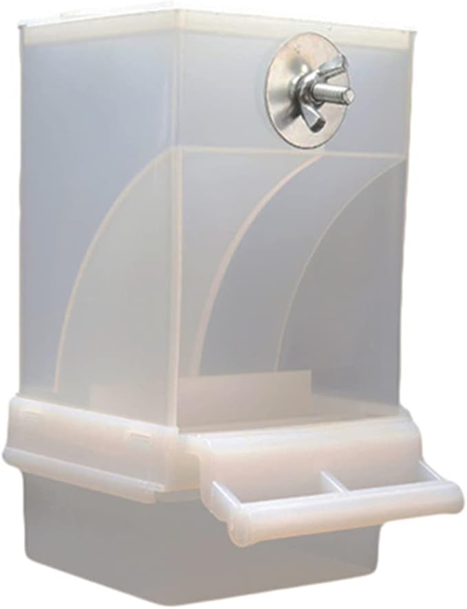 Automatic Pet Feeder, Automatic Dry Food Dispenser Bird Feeder, for Pet Feeder, Cats, Large Dogs(White)